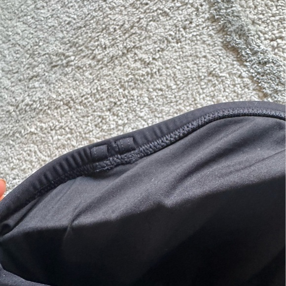 J. Crew One Piece Swimsuit bathing suit Black Ruched Bandeau strapless halter 24 - Picture 10 of 11